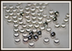 Perles à écraser argentées ~2,5mm x 10
