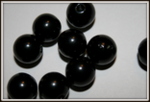 Perle effet nacré noir