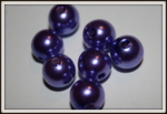 Perle effet nacré violet
