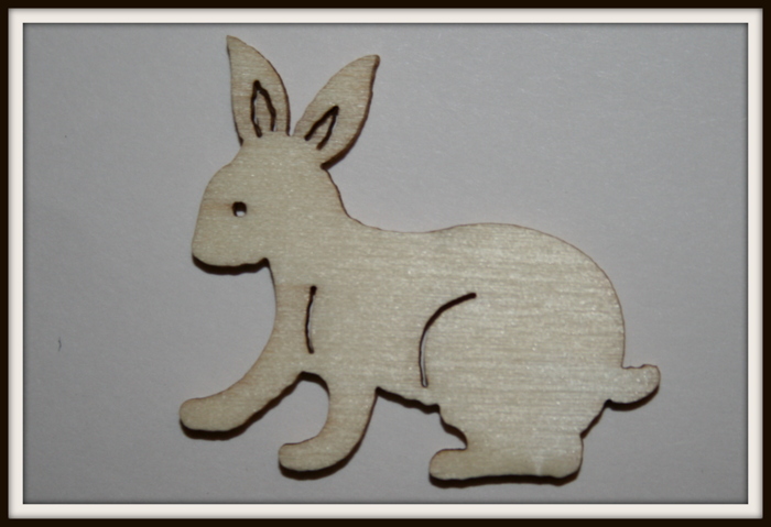 Lapin en bois 3,2cm