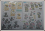 Stickers 3D Me to you 2planches A4 Pâques 2